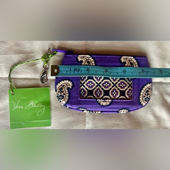 Vera Bradley ID wallet - Simply violet NEW WITH TAGS - Picture 3 of 7